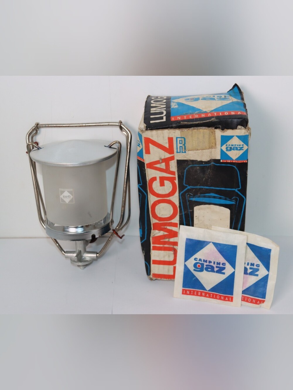 Campin gaz Lumogaz Silver Metal Lantern